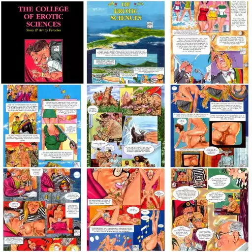 The College of Erotic Science The College of Erotic Science comics.
 drawing,erotic,comics