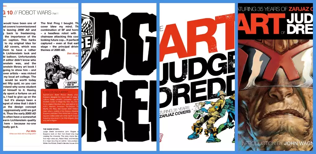 Art of Judge Dredd collection,picture